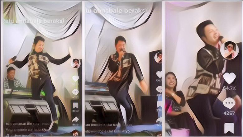 Viral Pria Ini Joget Ala Ulat Bulu di Atas Panggung, Cepet Banget Melebihi Blender!