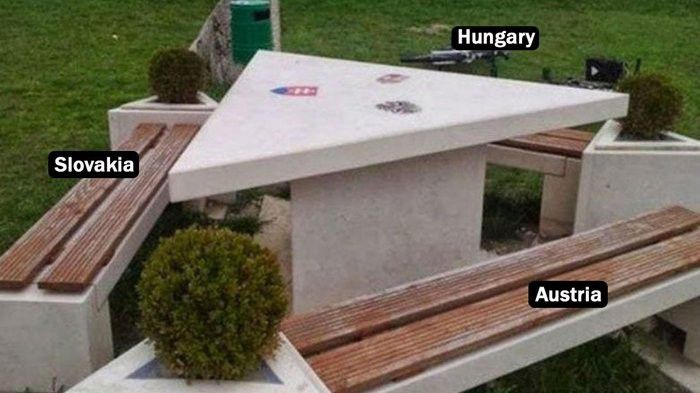 3. Perbatasan Slovakia, Hungaria, dan Austria