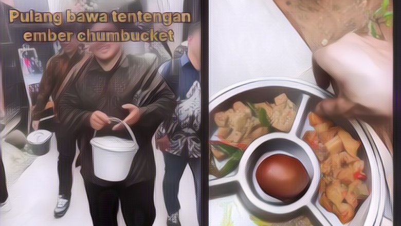 Viral Pengantin di Tegal Ini Berikan Souvenir Unik: Ada Ember Isinya Ini