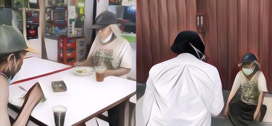 Ini Dia Sosok Gelandangan yang Ditemui Menteri Sosial Tri Rismaharini, Kira-Kira Settingan Bukan Ya?