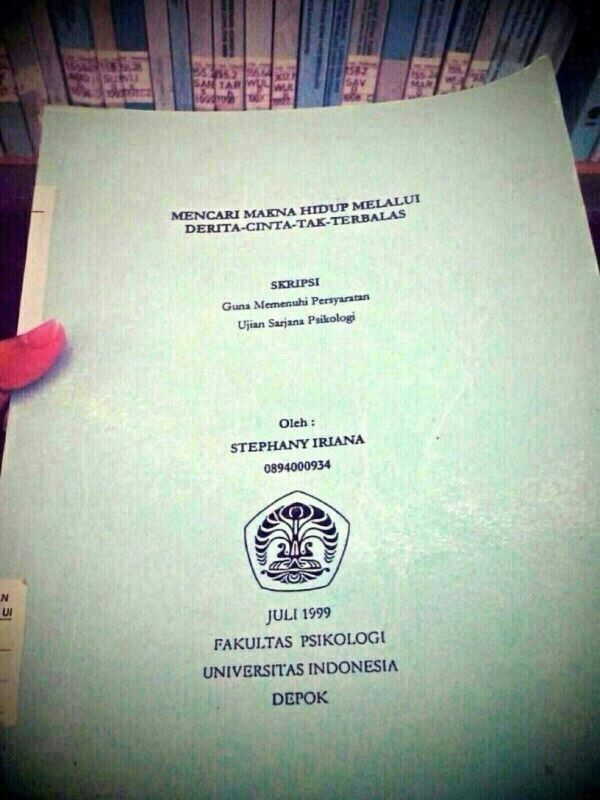 7. Makna Hidup dan Derita Cinta Tak Terbalas