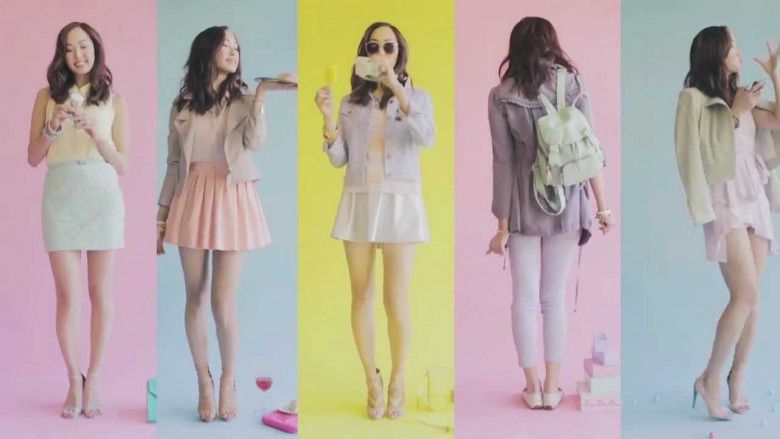 Kombinasi warna pastel