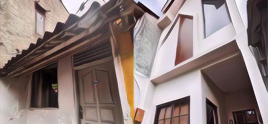 Keren Banget! Ada Rumah Kecil dengan Luas 3x7 Meter, Tapi Desainnya Estetik dan Modern