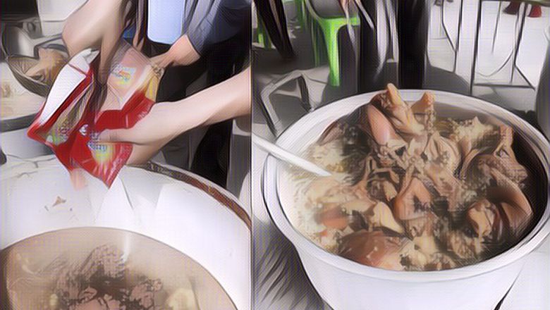 Kuliner Babi di Thailand Ini Pakai Campuran Susu Ovaltine: Emang Enak?