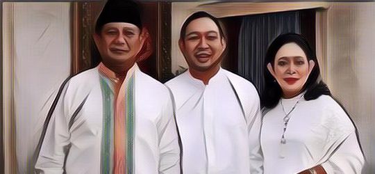 Wih, Prabowo Unggah Momen Bukber dengan Titiek Soeharto dan Sang Putra