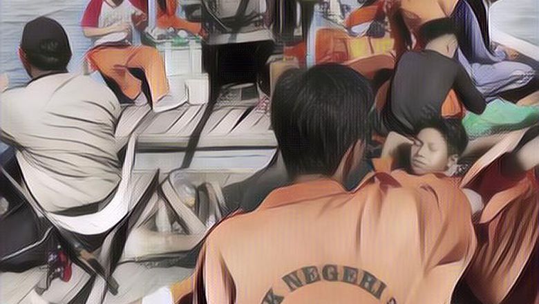 Bikin Ngakak! Penampakan Seragam Sekolah Ini Bak Baju Tahanan, Warganet: Vibes Nusakambangan Banget!