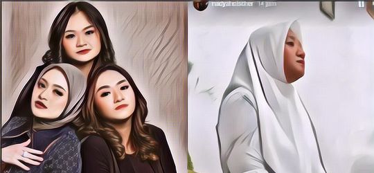 Sudah Mualaf! Adik Nathalie Holscher Antusias Rayakan Lebaran Pertamanya