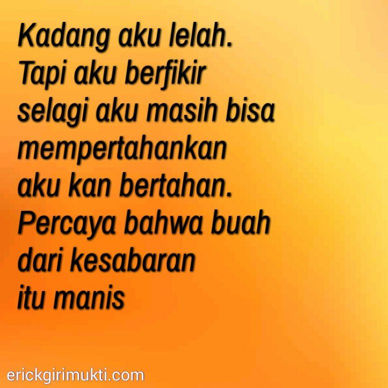 Jika dirinya masih bisa dipertahankan, maka pertahankan lah. Jika tidak, tinggalkan aja.