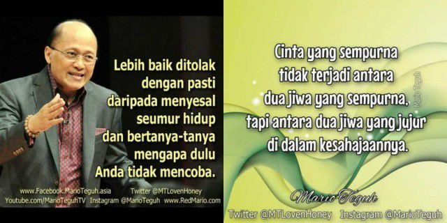 Petuah dari Om Mario