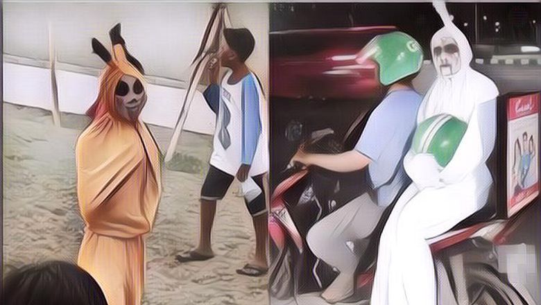 10 Potret Pocong yang Bukannya Bikin Takut, Malah Ngakak