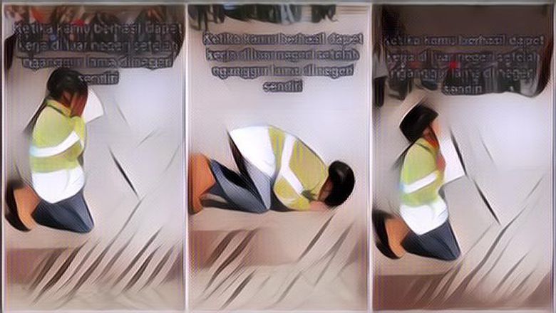 Bikin Haru, Ada WNI Pria yang Sujud Syukur Usai Berhasil Mendapatkan Pekerjaan di Australia