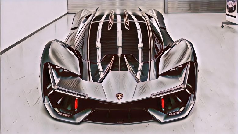 Teaser Mobil Hypercar Hibrid Terbaru Lamborghini