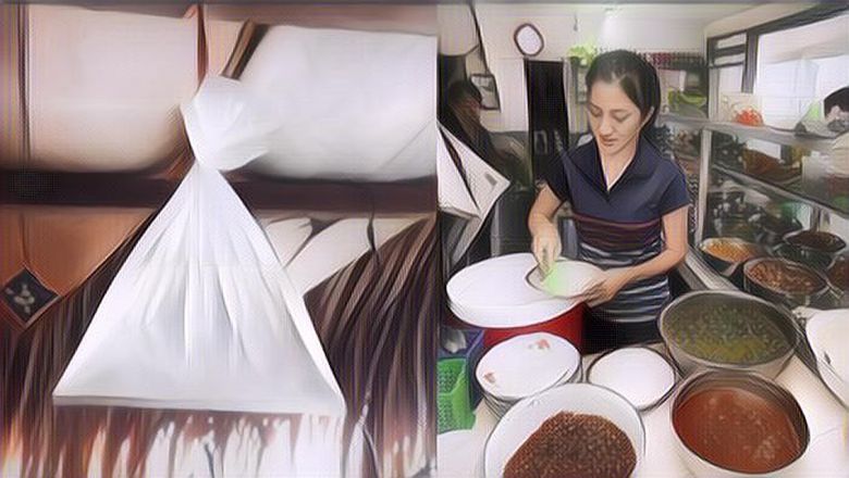 Terungkap Kenapa di Warteg Ada Plastik Isi Air Digantung, Tau Gak Fungsinya Apa?