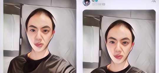 Ganteng Banget! Potret Jin Potong Rambut Cepak untuk Wamil Bikin Fans Heboh dan Terpesona