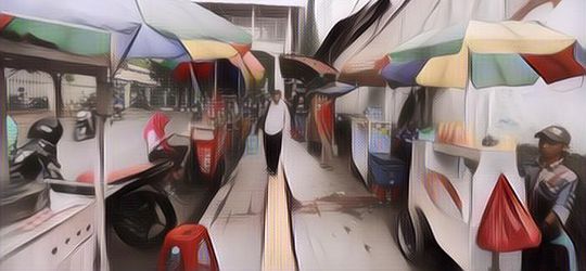 Begini Asal Usul Pedagang Disebut Kaki Lima