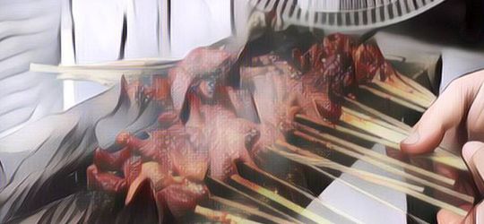 Gegara Makan Daging Sate yang Keras, Cara Protes Pria Ini Bikin Ngakak