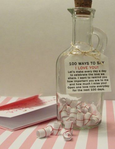 Toples pesan cinta yang imut