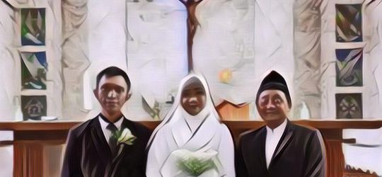 Bikin Heboh! Wanita Muslim Ini Menikah di Gereja, Ini Alasannya