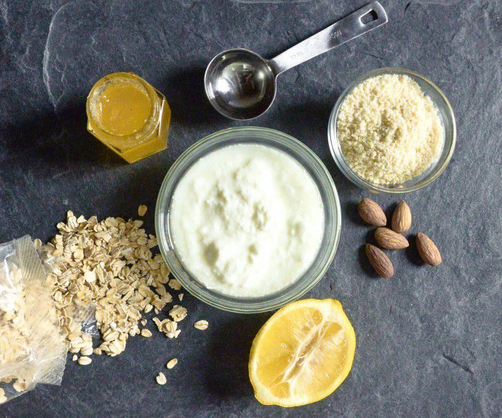 2. Body scrub yoghurt