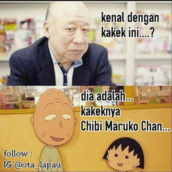 4. Ternyata kakeknya Maruko Chan