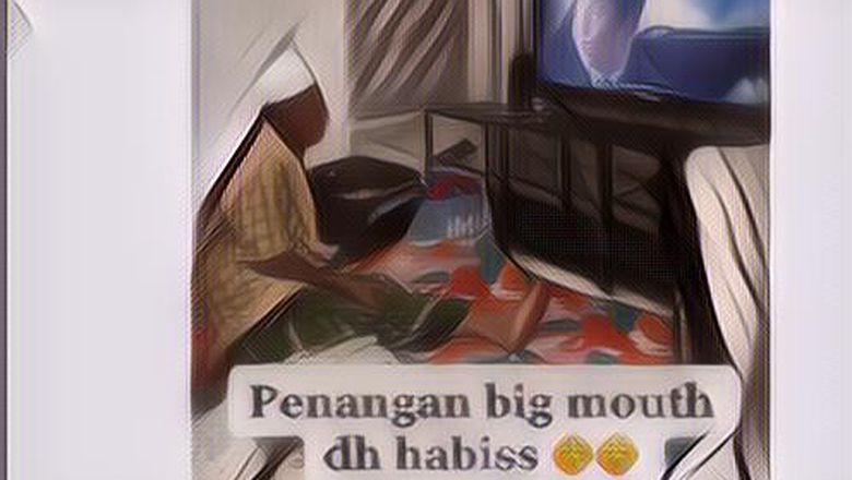 Bapak-bapak Ini Sendirian Nonton Drakor di Rumah, Reaksinya Curi Perhatian