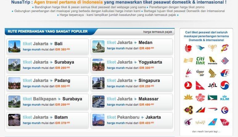 3. Cari Tiket Melalui Situs Aggregator