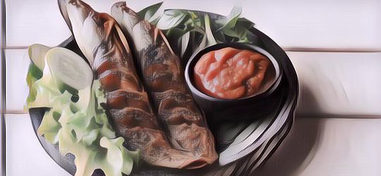 Ngakak! Seorang Pria Makan Pecel Lele Bukan dengan Nasi, Tapi Ini……