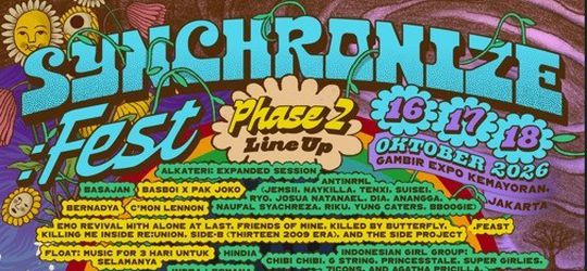 Synchronize Fest 2026 Umumkan Sederet Lineup Fase ke-2: Ada Reuni Emo dan Girl Band