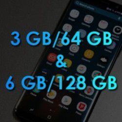 3 GB/64 GB dan 6 GB/128 GB