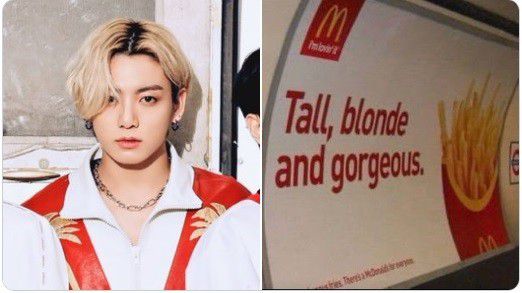 6. Ternyata Jungkook jadi gambaran iklan McDonald's ya, gimana menurutmu?