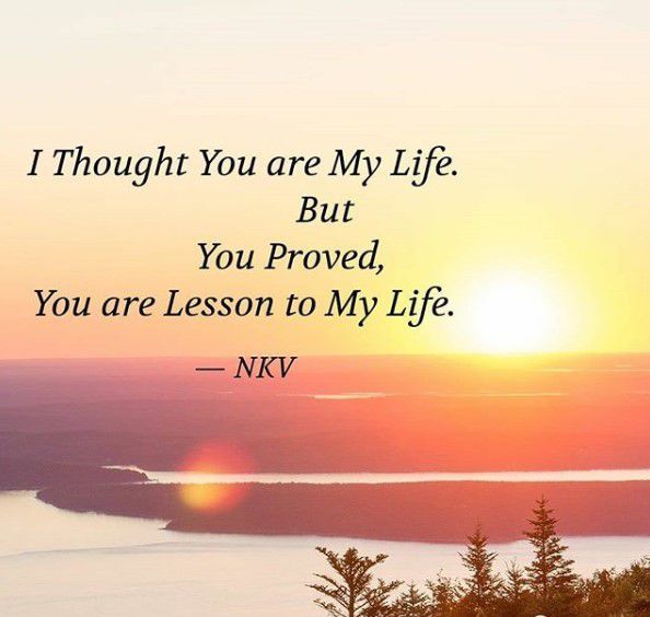 5. Gak masalah, dia cuma jadi pelajaran hidup buat kamu agar lebih baik.