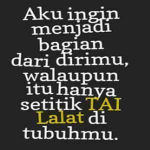 Gombal banget, tapi pasti bakal bikin doski tersenyum di pagi hari ini.