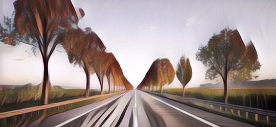 Unik Banget, Jalanan Ini Punya Bentuk Seperti Jalan Menuju Surga