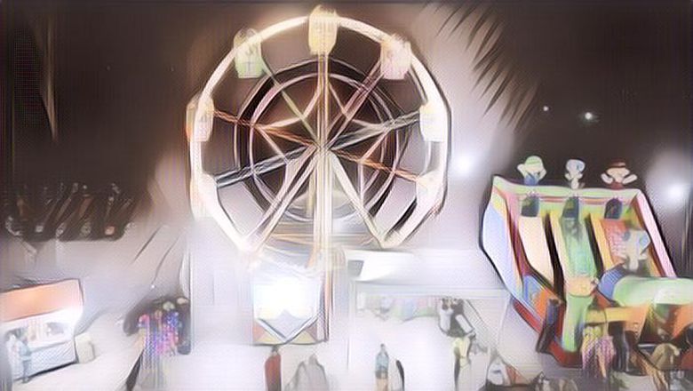 Duh Serem, Ada Wahana Bianglala di Pamekasan Putus!