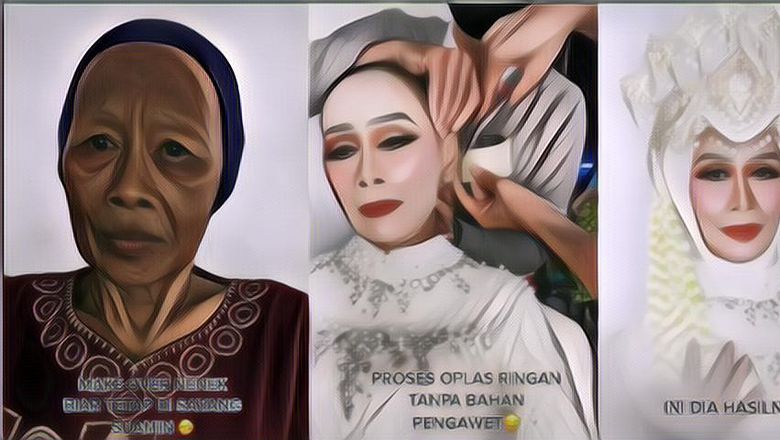 Bikin Terpesona! Begini 7 Transformasi Seorang Nenek Keriput Saat Dimakeup Jadi Muda Lagi