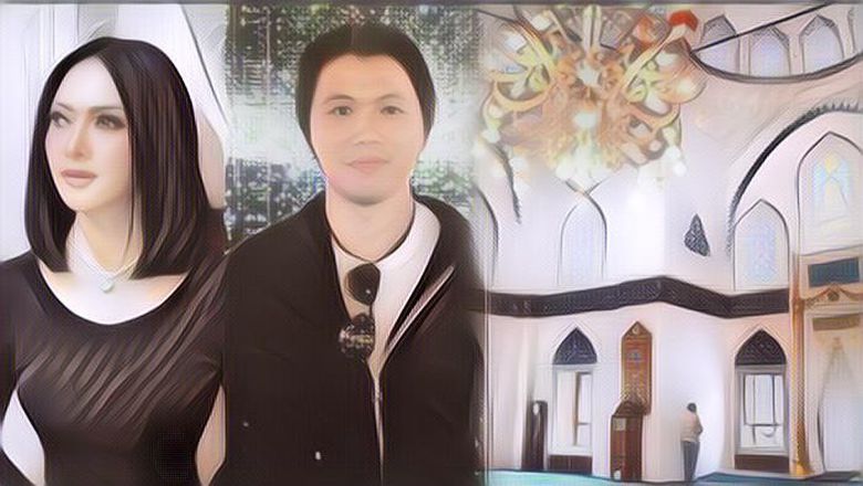 Melihat Megahnya Masjid Tempat Berlangsungnya Akad Nikah Syahrini-Reino Barack, Asli Keren Banget