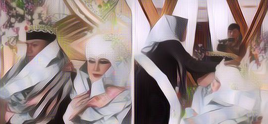 Viral Pengantin Wanita Madura Ini Dapat Kalung Segepok Uang