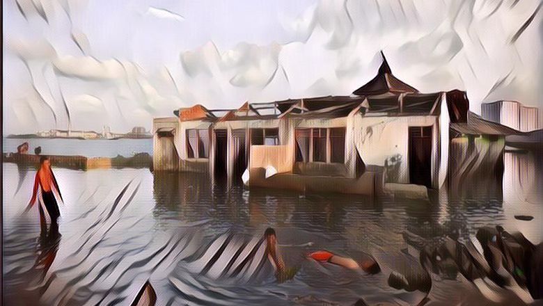 Masjid Waladuna Di Kota Mati, Saksi dan Pertanda Akan Tenggelamnya Jakarta Di Masa Depan