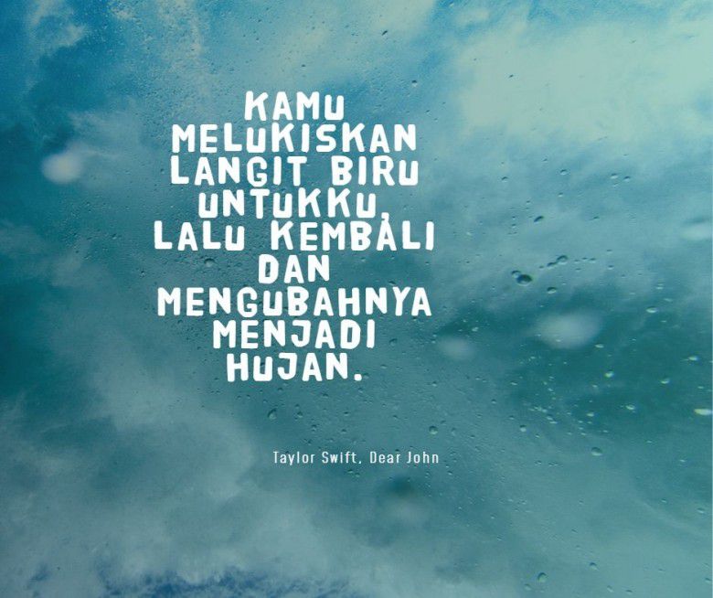 Ia datang, membawa kebahagiaan, lalu kesedihan yang panjang.