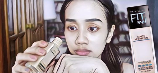 Maybeline Fit Me Foundation Matte+Poreless, Kuy Simak Review Foundation Terbaik Ini