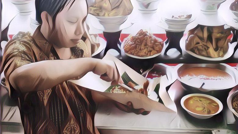 Cara Unik Biar Dapat Porsi Nasi Padang Banyak Saat Makan di Tempat