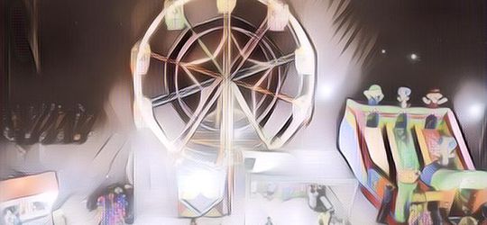 Duh Serem, Ada Wahana Bianglala di Pamekasan Putus!