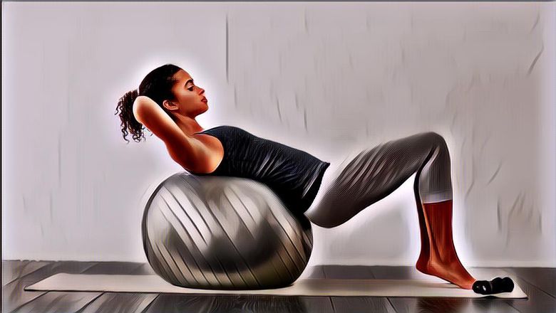 Gak Cuma Buat Ibu Hamil, Gym Ball Juga Bisa Dipakai Untuk Mengecilkan Perut Pria Dan Wanita, Gini Caranya