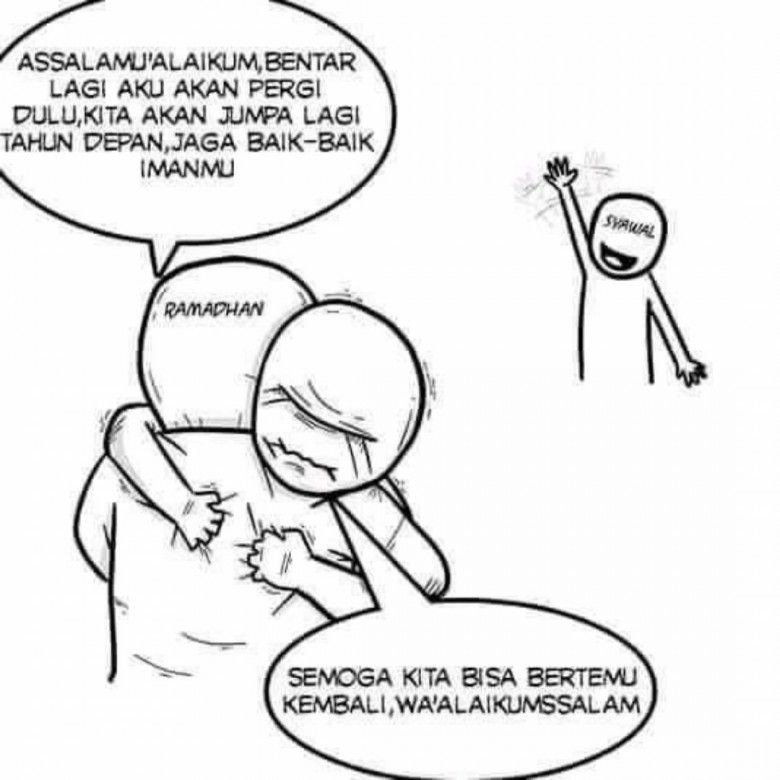 Walaupun bulan Syawal penuh dengan senyuman, namun tetap saja kita akan merindukan Ramadan.