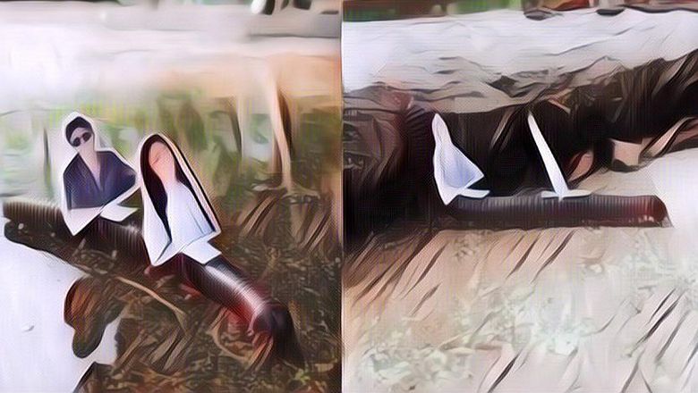 Lawak Abis! Kaki Seribu Ini Disuruh Mengarak Foto Sejoli, Videonya Bikin Ngakak