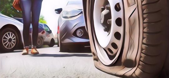 Cowok Ini Sengaja Rusakin Ban Mobil Biar Bisa Kenalan Sama Cewek Idaman, Ending-nya Gimana?