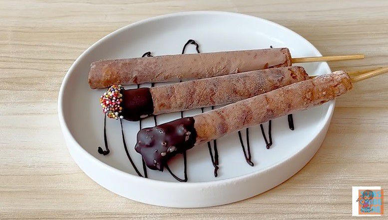 Cara Membuat Milo Cheese Es Krim: