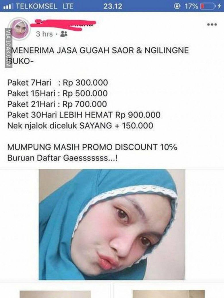 3. Buat kamu yang susah bangun sahur,nggak perlu khawatir. Ada loh jasa bangunin sahur. Cek harganya!