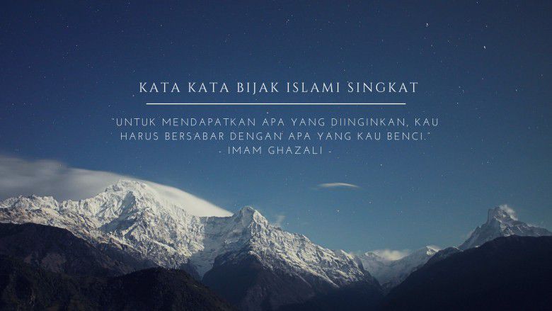Kebijakan salah satu ulama besar Islam, Imam Al Ghazali.