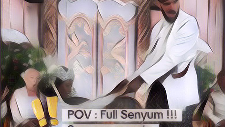 Lucu Banget! Ada Bule Nikah Pakai Adat Sunda, Ekspresinya Jadi Sorotan